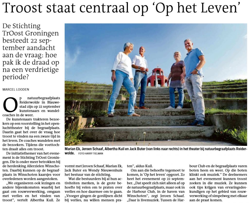krant troostdag